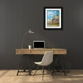 thumbnail image 3 of West, Ronald 12x14 Black Ornate Wood Framed with Double Matting Museum Art Print Titled - On Our Way, 3 of 4