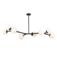 thumbnail image 6 of Trans Globe Lighting 11638 AG Rebel 8 Light 57" Wide Linear Pendant - Gold, 6 of 7