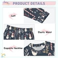 thumbnail image 3 of FORMRS Long Sleeve Top and Pants Pajama Set for Niños 2-Piece Sleepwear, Sizes 18M-8Y, Jolly Snowman, 3 of 6