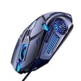 thumbnail image 3 of Gaming Mouse Low-noise 7 Color Backlight 6 Key Anti-slip Mechanical Mouse Gaming Accessory, Grey, 3 of 10