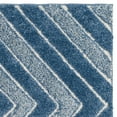 thumbnail image 3 of Safavieh  Memphis Shag Leftera 1.2 inch-thick Rug Grey/Blue 2' x 8' Runner Latex Free 8' Runner Runner, Indoor Living Room, Bedroom, Dining Room, 3 of 11