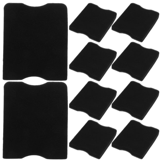 10pcs Lawn Mower Air Filter Replacement Air Cleaner Filter Foam Air Filter Material for Grass Mower Accessories