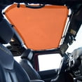 thumbnail image 2 of Shadeidea Jeep Wrangler Sunshade JK Unlimited (2007-2018) 2 Door and 4 Door Front-Orange Mesh Screen Sunshade SAHARA RUBICON SPORT S Top Cover UV Blocker with Grab Bag-10 Years Warranty, 2 of 7
