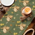 thumbnail image 4 of Table Runner - 90 Inch Long, Easter Bunny Kitchen Dining Table Runner Dresser Scarves, Spring Yellow Flowers Country Plants Green Farmhouse Decor for Coffee Tables Wedding Party Banquet, 4 of 8