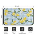 thumbnail image 5 of Yellow Lemon Fruit Flowers BlueWhite Pattern Door Rugs,Washable Non Slip Door Mats Indoor,Decorative Door Mats,Entry Mat Indoor for Entrance,Bedroom,Kitchen,Bathroom,30"x17", 5 of 6