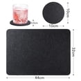 thumbnail image 5 of 12pcs Placemats, Felt Washable Place Mats for Dinning Table, Heat Resistant Placemats for Kitchen Table with Coaster, 5 of 5