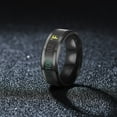 thumbnail image 5 of yuehao rings steel body smart titanium color steel temperature display ring temperature titanium ring temperature change rings, 5 of 9
