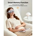 thumbnail image 5 of ibreo MG 3 Eye Massager for Migraine Relief, Heat, Temple Massage, Air Compression and Bluetooth Music Streaming Eye Strain Care Mask Relaxation, 5 of 8
