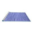 thumbnail image 2 of Ahgly Company Machine Washable Indoor Rectangle Oriental Blue Modern Area Rugs, 7' x 9', 2 of 4