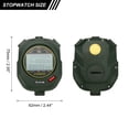 thumbnail image 2 of Uxcell Sport Stopwatch Timer 100 Lap Memory 0.01 Second Timing Stop Watch Alarm Clock for Coach Green, 2 of 7