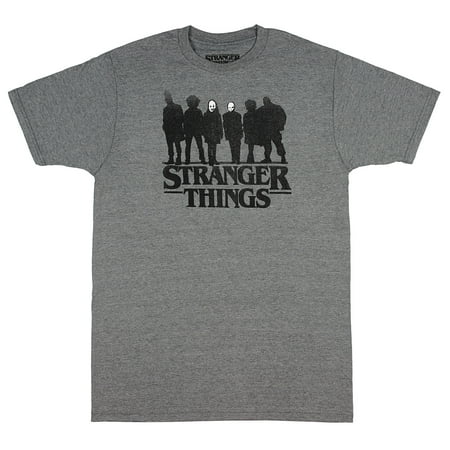 stranger things 2 men's outcasts silhouette (Best Stranger Things T Shirts)