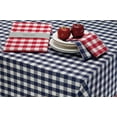 thumbnail image 2 of DII 60x104" Modern 100 Percent Cotton Checkers Tablecloth in Red, 2 of 7