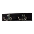 thumbnail image 3 of Wooden Mallet HSD2NBK 2 Double Prong Nickel Hook Rail & Coat Rack - Black - 10 x 225 x 175 in., 3 of 3
