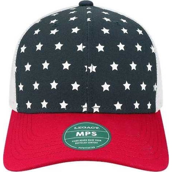 Legacy MPS Mid-Pro Snapback Trucker Cap - USA