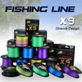 thumbnail image 2 of Sougayilang Braided Fishing Line 9 Strands Incredible Super Strong 80LB Braided Lines Abrasion Resistant PE Fishing Lines Braid, 2 of 7