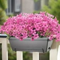 thumbnail image 3 of Artificial Fall Flowers for Outdoors, 20 Bundles Faux Plants No Fade Plastic Shrubs Autumn Decor Farmhouse Home Garden Thanksgiving (Fall Orange), 3 of 5