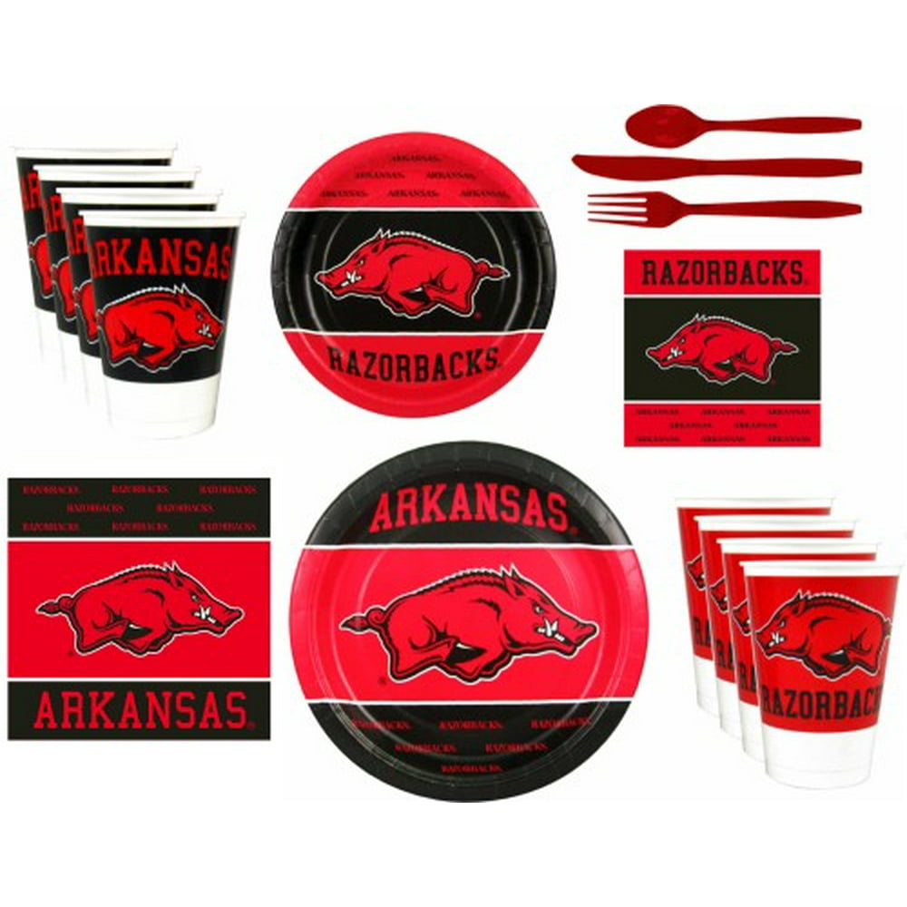 Arkansas Razorbacks Party Supplies Pack 2