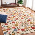 thumbnail image 5 of SAFAVIEH Kenya Willoughby Colorful Floral Area Rug, Grey/Pink, 6' x 9', 5 of 5