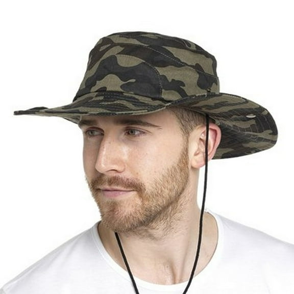 Tom Franks Mens Camo Cowboy Hat