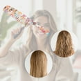 thumbnail image 6 of Unique Bargains 1 Pc Long Handle Hair Comb Colorful Acetate Sheet, 6 of 6
