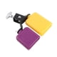 thumbnail image 5 of Campana CB30, Instrumento De Percusión De Ganado De Tono Alto Y Bajo, Cuadrado, Amarillo Y Morado, De Madera, Para Pez Y Vaca, 5 of 7
