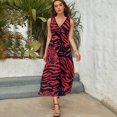 thumbnail image 5 of Animal Print Patterns Sleeveless Dress Woman Fashion Long Dresses Women's Summer Suit Dress 2025, 5 of 7