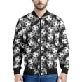 thumbnail image 2 of Chaqueta de fútbol con cremallera de moda para hombres y niños, sudadera con capucha de fútbol con estampado 3D, chaquetas de calle de gran tamaño geniales para deportes, abrigos, 2 of 4