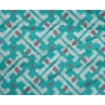 thumbnail image 5 of oneOone Polyester Lycra Turquoise Green Fabric Ikat Sewing Material Print Fabric By The Yard 56 Inch Wide, 5 of 6