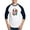 Blue/White, variant on CafePress - A Skeletal Figure With A T Shirt Featuring - Cotton Baseball Jersey, 3/4 Raglan Sleeve Shirt