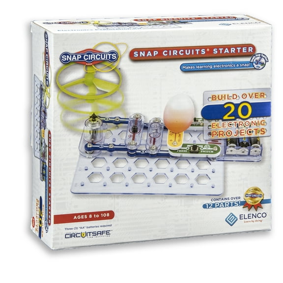 Elenco Snap Circuits Starter Electronics Exploration Kit for Stem Learning