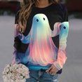 thumbnail image 1 of ICHUANYI Liquidación Moda Mujer Halloween Impreso Manga Larga Cuello Redondo Señoras Sudadera Tops Blusa ICHUANYI WER202308244550, 1 of 4