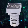 thumbnail image 1 of LED Voltmeter Indicator Light, Impact Resistance Plastic Shell AC20-500V Mini Voltmeter Light Compact Structure  For Signal For Machine For Equipment, 1 of 8
