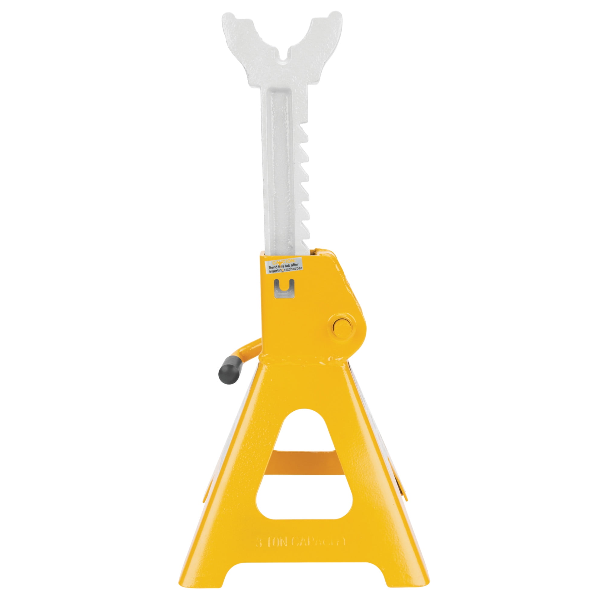 Performance Tool W1605 2-Ton Trolley Jack & Jack Stands - Enamel Finish, 4,000 Lbs. Capacity, Carrying Handle, Heavy Duty - Yellow
