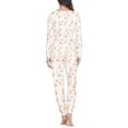thumbnail image 3 of FOR U DESIGNS Pink Elephant Pajama Sets for Women 2 Piece Long Sleeve Tops Size XS Sleepwear Long Pants with Pockets for Women Nightwear Comfortable Jogger Winter, 3 of 6