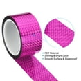thumbnail image 3 of Uxcell 50mmx50m Prism Tape Holographic Reflective Self Adhesive Decor, Rose Red, 3 of 5