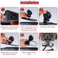 thumbnail image 4 of Rear View Mirror  Rearview Mirrors Driving Instructor Mirror with Suction Cup 8.7 x 2.6 Inch Anti Glare Rearview Mirror for Car SUV Trucks, 4 of 7