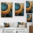 thumbnail image 4 of Designart "Vortex Of The Desert Mirage III" Abstract Spirals Floater Framed Canvas Prints, 4 of 5