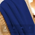 thumbnail image 3 of Homi Drapes Double Pinch Pleated Blackout Curtains Thermal Insulated Room Darkening Drapes for Bedroom/Livingroom Along with 2 Panels,Tiebacks,Hooks (Royal Blue, 30"x54"), 3 of 5