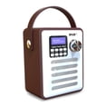 thumbnail image 1 of DAB Digital Radio Stereo MP3 Bluetooth Wood Portable Rechargeable FM Receiver, 1 of 7