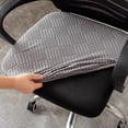 thumbnail image 5 of Office Chair Seat Cover, Washable Desk Chair Slipcover for Computer Chairs, Seat Protector for All Seasons, 5 of 6