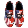 thumbnail image 2 of Canada America Friendship Shoes Sneakers for Women Men Black Size 9, 2 of 7