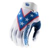 Troy Lee Limited Edition Air Gloves Evel Knievel White - XX-Large