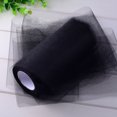 thumbnail image 2 of Rollo de tul colorido carrete de papel de seda artesanía boda cumpleaños decoración negro Hugtrwg Para estrenar, 2 of 6