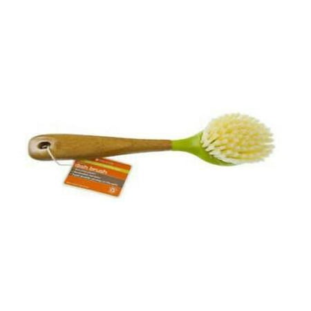 

2Pc Full Circle 2.56 in. W Medium Bristle 9.25 in. Bamboo Handle Dish Brush