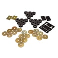 thumbnail image 2 of Energy Suspension 55-57 Chevy Full Size Convertible ONLY (Belair/Caprice/Impala) Blk Body Mount Set, 2 of 4