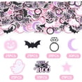 thumbnail image 6 of Jollyboom Halloween Bachelorette Party Confetti, 200Pcs She Found Her Boo Bridal Shower Decorations Confetti Pink Purple for Halloween Theme Women Bachelorette Wedding Engagement Party, 6 of 7