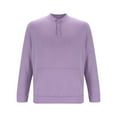thumbnail image 3 of Aofany Mens Henley Shirts Clearance, Men's Casual Round Neck Pullover Shirt Solid Long Sleeve Pocket Button T-shirts Tops, 3 of 5
