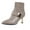Off-White, variant on SACFOF Women's Faux Leather Ankle Boots - Fashion Stiletto Heel Short Boots with Metal Buckle Decoration, Edgy Chic Booties for Night Out & Parties