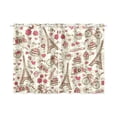 thumbnail image 3 of MKHERT Paris Vintage Window Curtain Kitchen Curtain 26x39 inch,Two Piece, 3 of 3