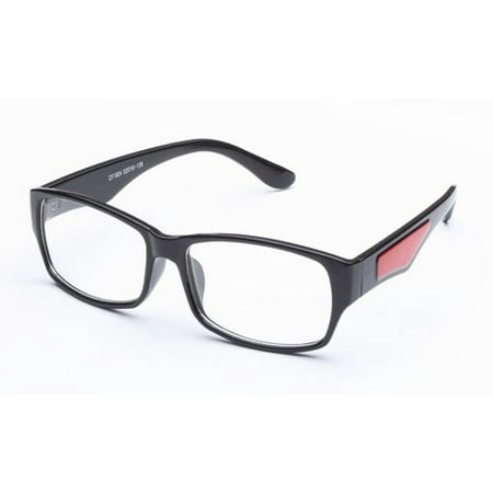 Acetate Temples Frame - Newbee Fashion - Casual Simple Squared Durable Frames Temple Design Clear Eye Glasses